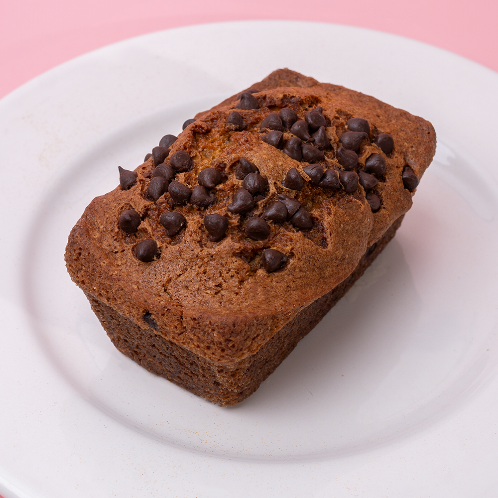Panqué de Plátano y Chispas de Chocolate