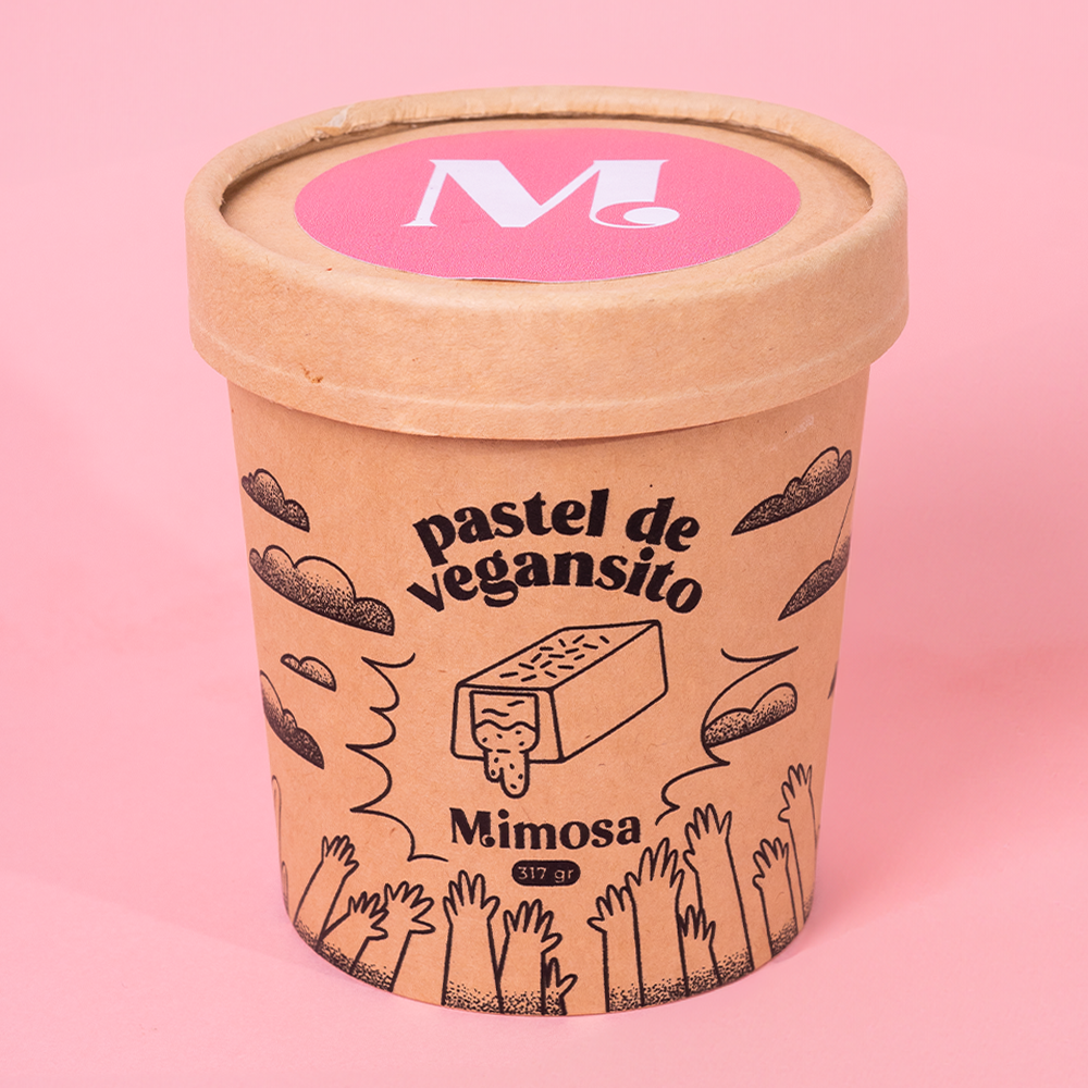 Pastel Vegansito Individual.